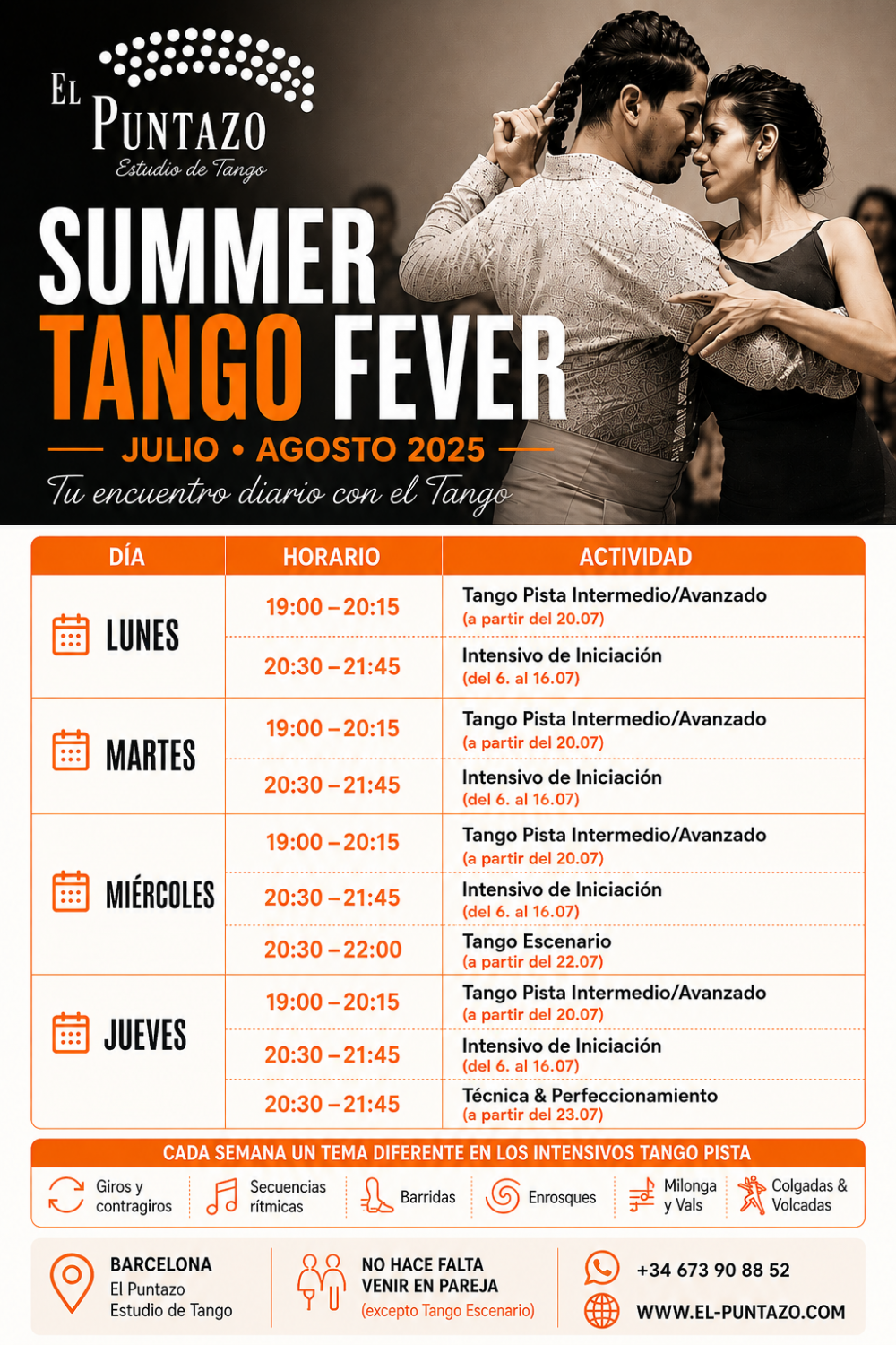 Julio y Agosto